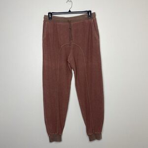 People Of Leisure XLarge French Terry Fleece Jogger Sweatpants Light Brown